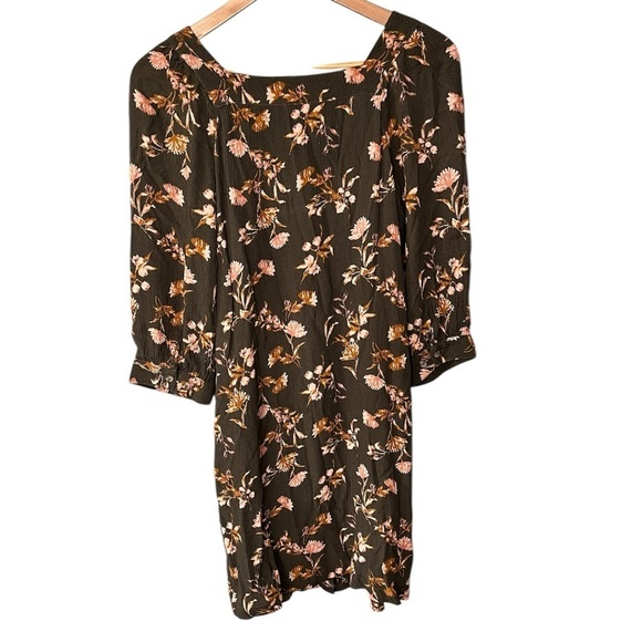 Garnet Hill Jardin Crêpe Dress - Picture 3 of 11